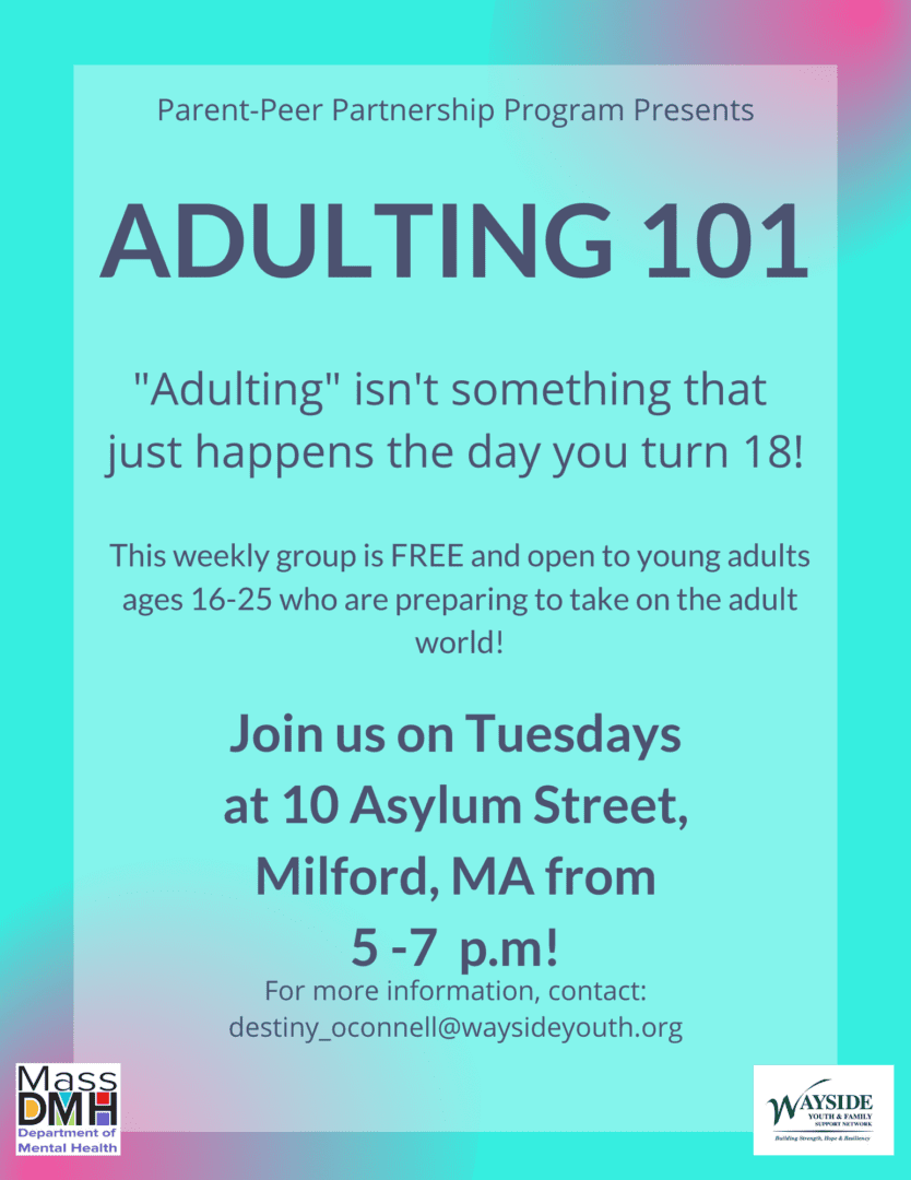 Adulting 101! - Wayside Youth & Family Support Network
